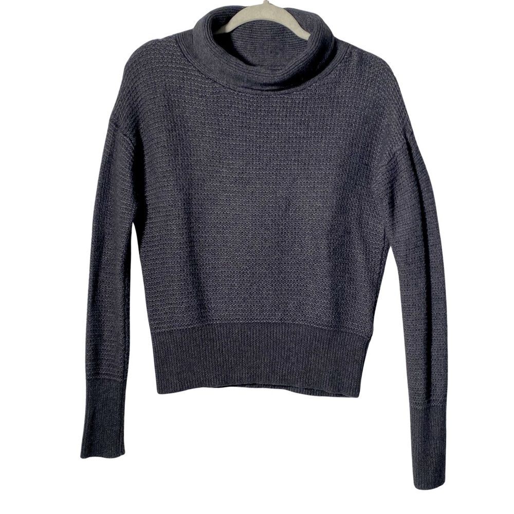Banana Republic Woman’s Dark Gray Turtle Neck Sweater‎ Wool Alpaca Blend Size XS